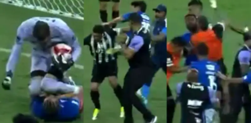 Pelea campal en Brasil deja 23 expulsados, lejos del récord mundial de 36