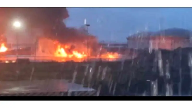 Pemex controla incendio en la Refinería Olmeca de Dos Bocas, Tabasco; investigan causas