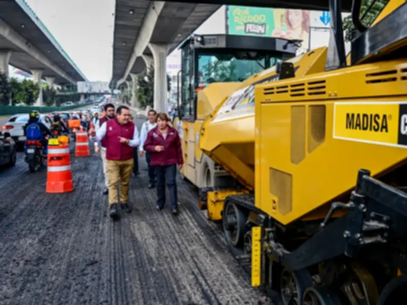 Periférico Norte en Edomex alcanza 68% de avance en reconstrucción