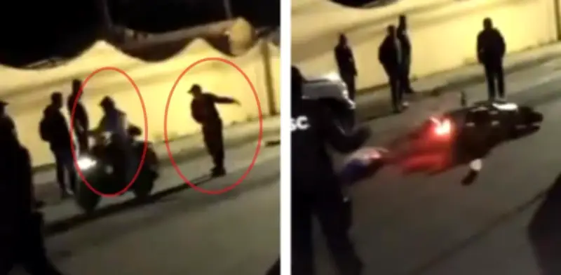 Policía de la CDMX derriba a motociclista en operativo; redes sociales divididas