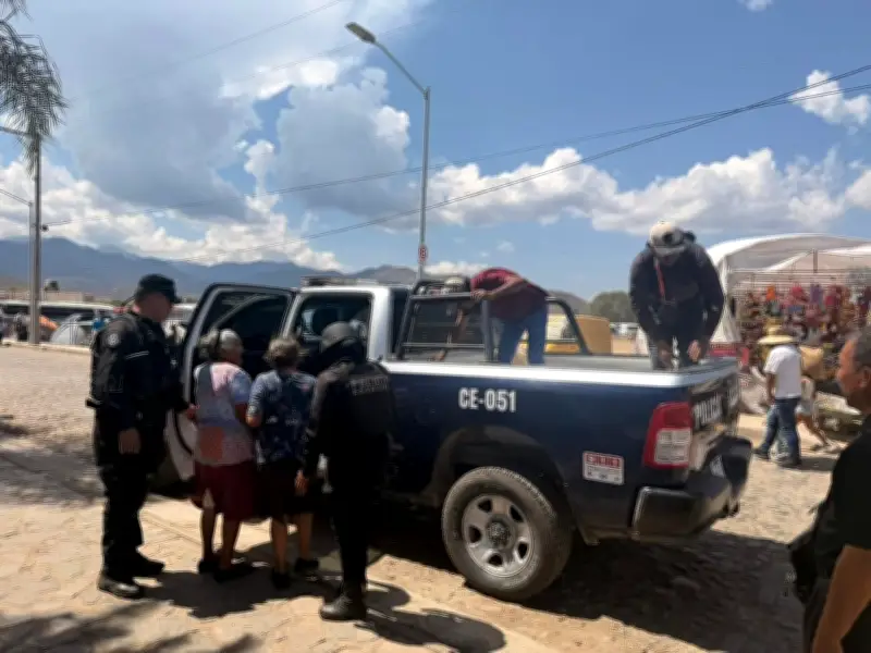 Policías de Jalisco auxilian a mujeres extraviadas y lesionada en la Ruta del Peregrino