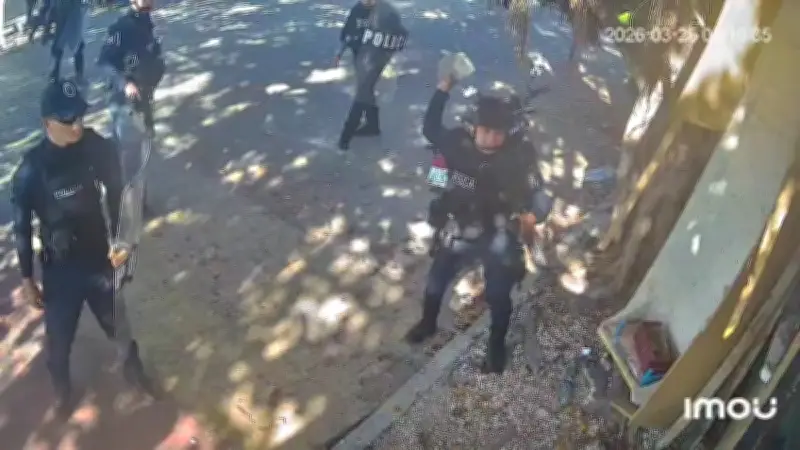 Policías de Playa del Carmen lanzan piedras durante violento desalojo en colonia Colosio