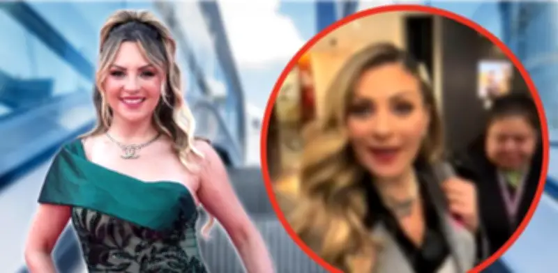 Polémica viral: Critican a Mariana Ochoa por ignorar a empleada que trapeaba en evento
