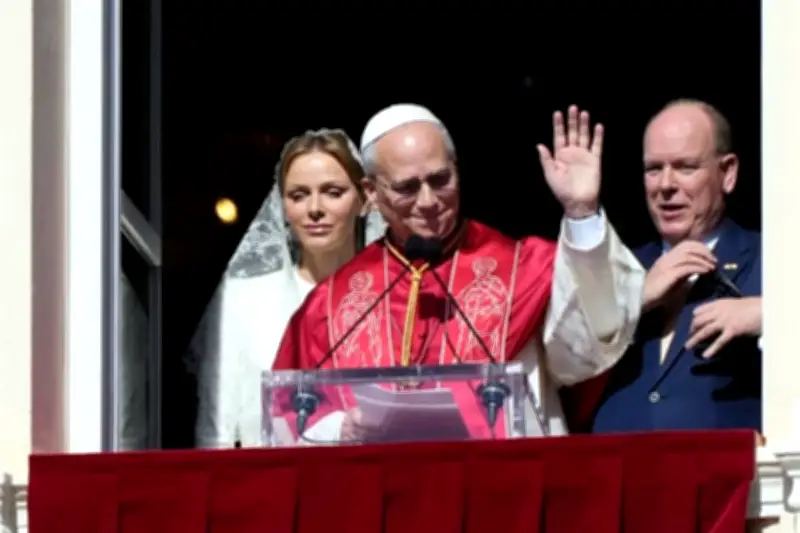 Príncipes de Mónaco reciben al Papa León XIV en histórico encuentro diplomático