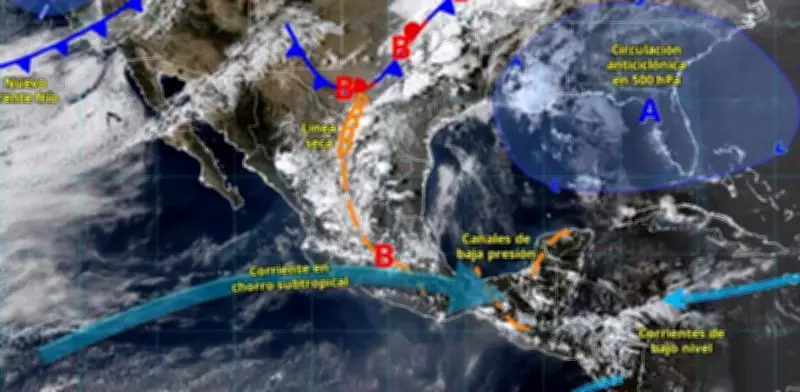 Pronóstico del Clima en México: Lluvias y Frente Frío 39 para el 5 de Marzo de 2026