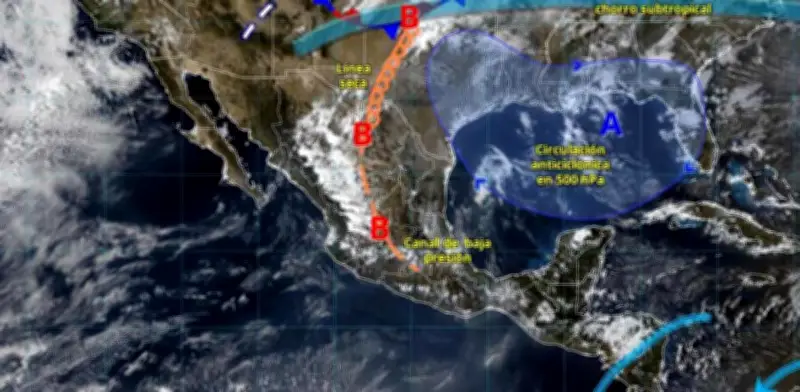 Pronóstico del Clima en México para el 4 de marzo de 2026: Lluvias, Granizo y Calor Extremo