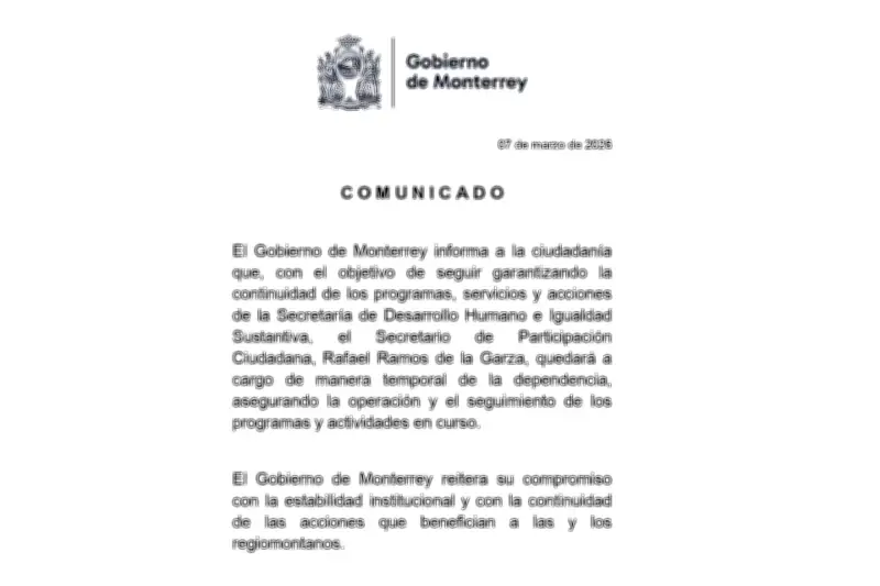 Rafael Ramos Sustituye a Barron en la Alcaldía de Monterrey