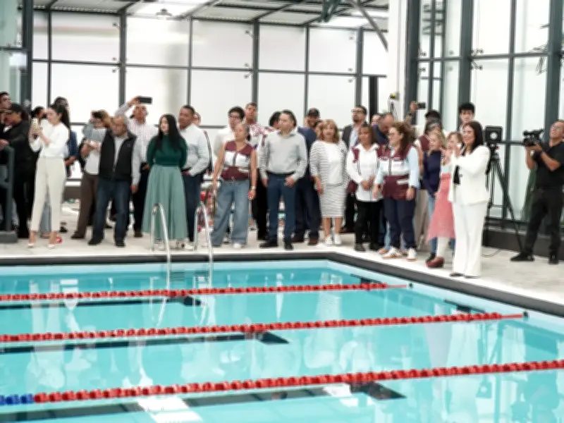 Reabren alberca Leandro Valle en Iztacalco tras 50 años sin renovación integral