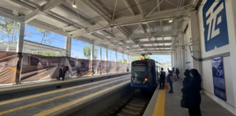 Reabren Terminal Taxqueña del Tren Ligero para Partido México-Portugal