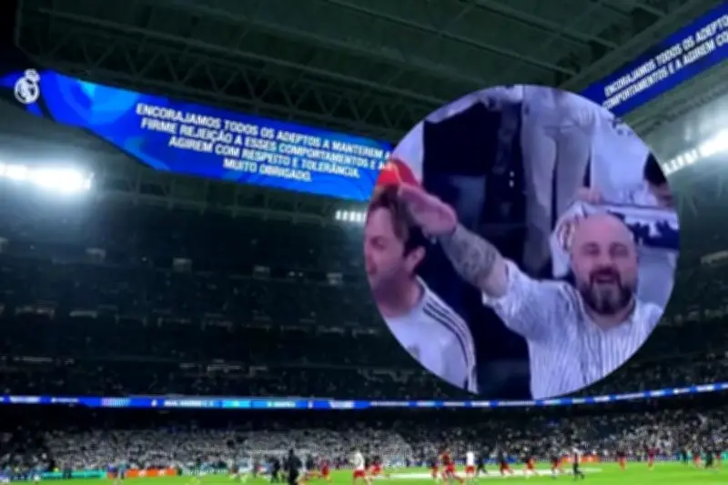 Real Madrid sancionado por saludo nazi de un aficionado en partido de Champions