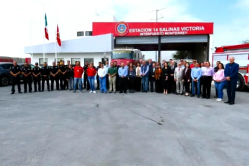 Reapertura de Estación de Bomberos en Salinas Victoria Refuerza Seguridad