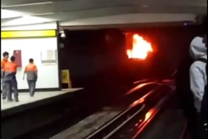 Reportan incendio en estación Politécnico del Metro de la CDMX; evacúan usuarios