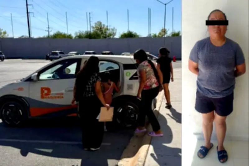 Rescatan a mujer y sus tres hijos de situación de violencia en Nuevo León