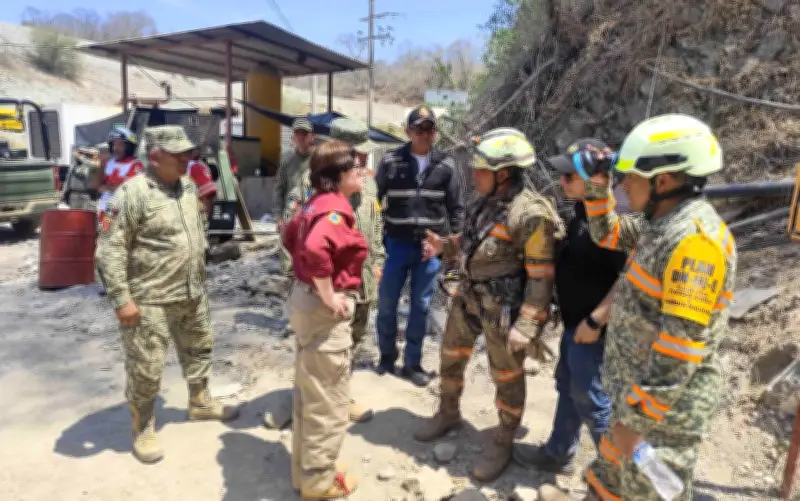 Rescate en mina de Sinaloa: Extraen a un minero con vida y buscan a tres más