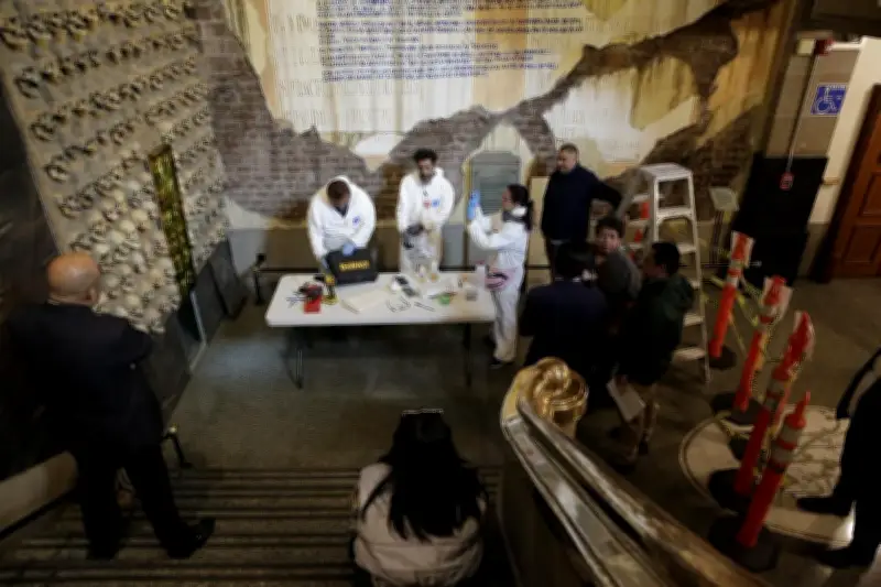 Restauran mural de Rafael Cauduro en la SCJN tras daños por marcha