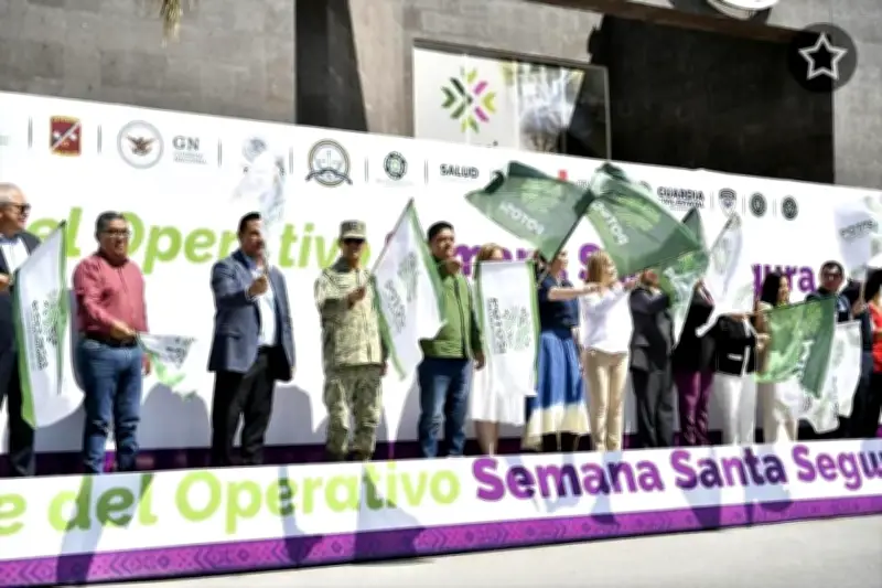 Ricardo Gallardo inicia operativo 'Semana Santa Segura 2026' en San Luis Potosí