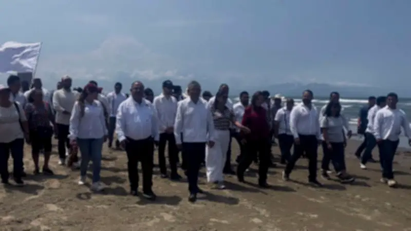 Rocío Nahle: Federación determinará responsables por derrame petrolero en Veracruz