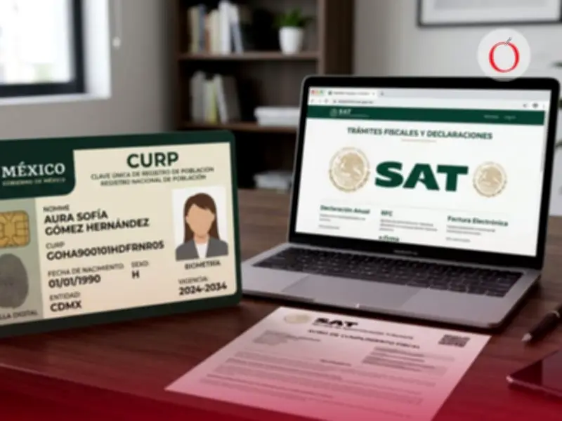 SAT aclara: CURP biométrica no es obligatoria para Declaración Anual 2026