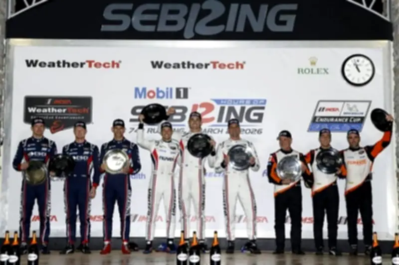 Sebastián Álvarez asegura podio en las 12 Horas de Sebring para México