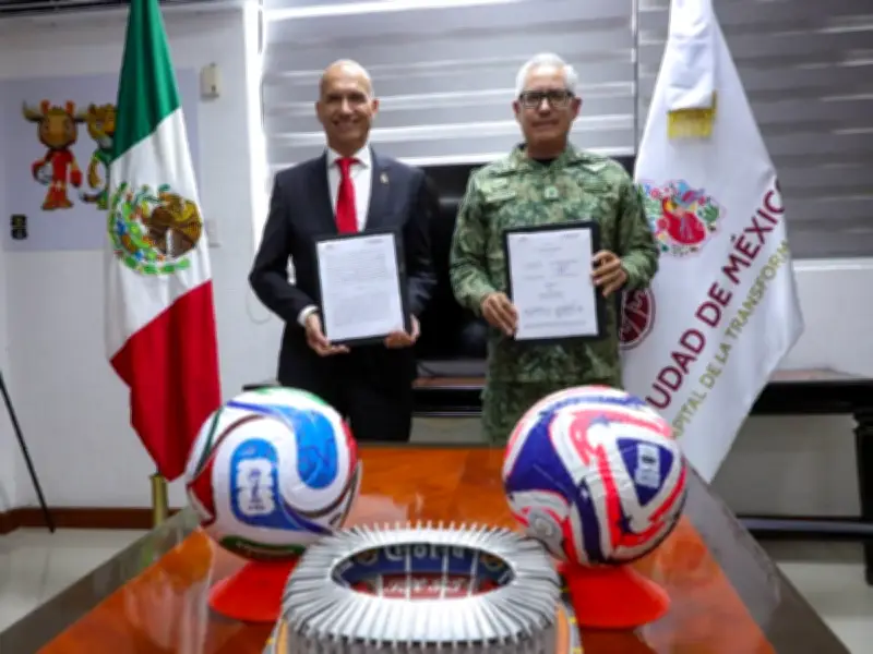 SEDENA y C5 CDMX firman convenio para vigilancia conjunta durante Mundial 2026