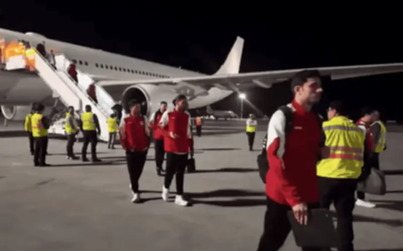 Selección de Iraq llega a Monterrey para el repechaje mundialista 2026 con apoyo de la SRE