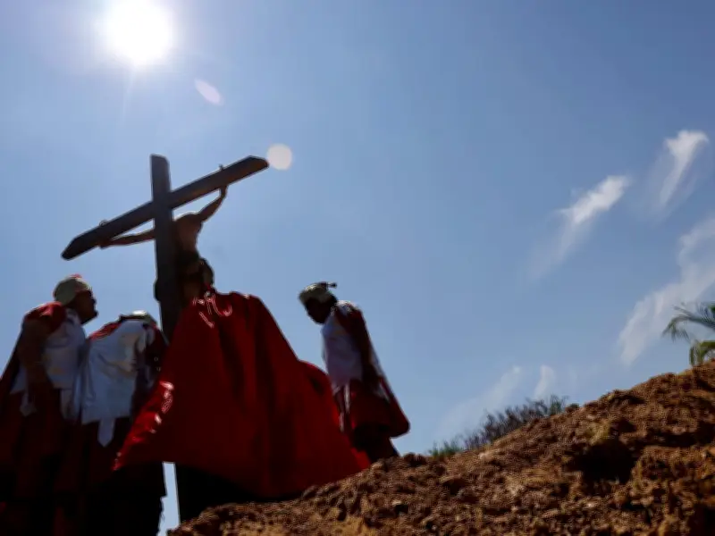 Semana Santa: Pobladores de Animas Trujano celebran la Pasión de Cristo