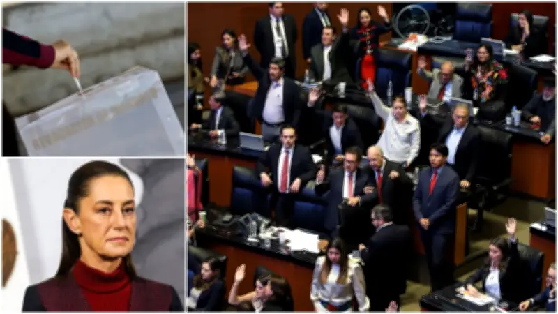 Senado aprueba Plan B electoral sin revocación para 2027; reforma pasa a Diputados