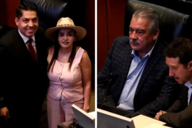 Senadores de Morena arropan a Morón en visita a Grecia Quiroz