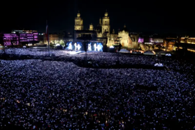 Shakira rompe récord de asistencia en Zócalo con 400 mil asistentes