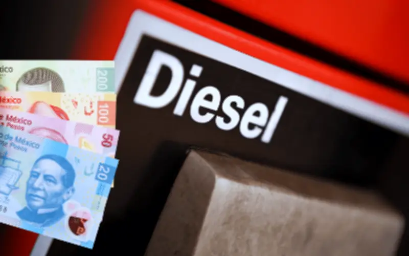 SHCP anuncia estímulo fiscal para diésel tras superar los 30 pesos por litro