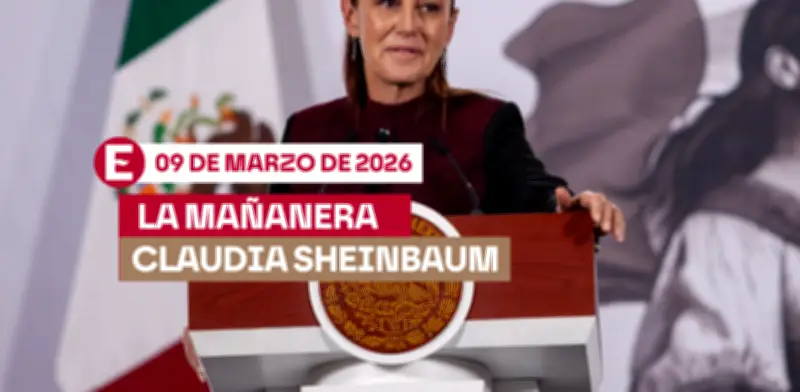 Sheinbaum Conduce su Mañanera desde Palacio Nacional: Resumen del 9 de Marzo de 2026