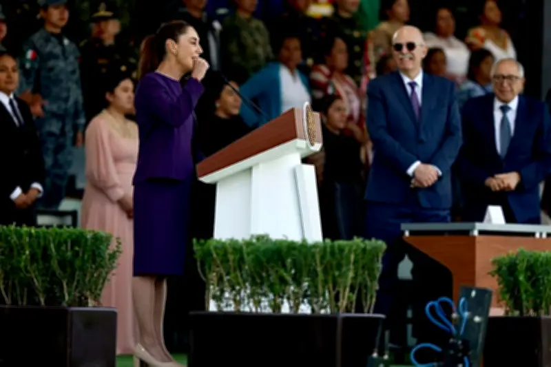 Sheinbaum conmemora el 8M con homenaje a mujeres de las Fuerzas Armadas en Campo Marte