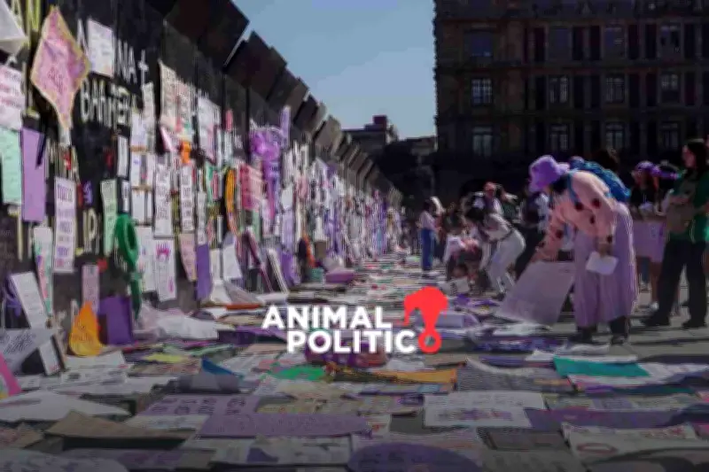 Sheinbaum ordena blindaje de Palacio Nacional tras marcha del 8M