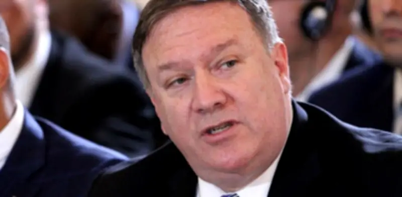 Sheinbaum recibe a Mike Pompeo en Palacio Nacional en medio de fuerte operativo de seguridad