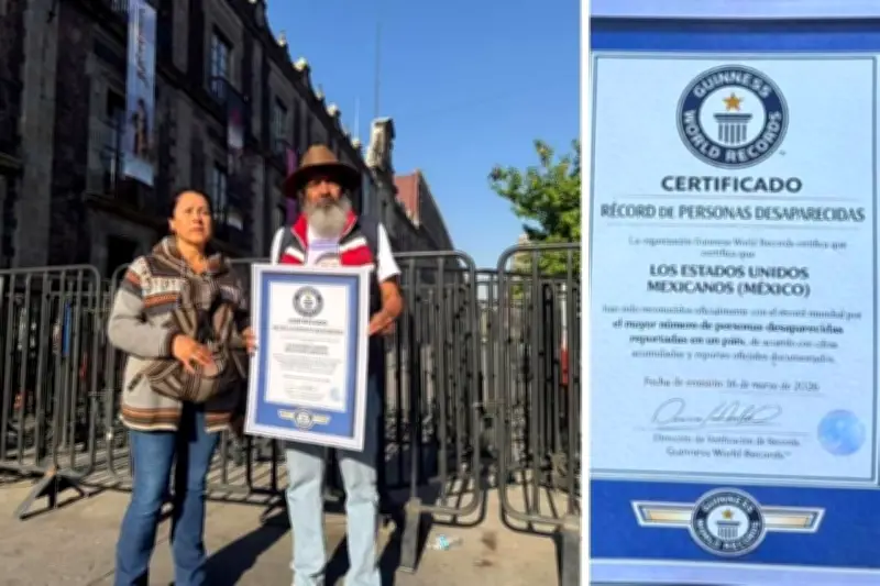 Sheinbaum recibe récord Guinness por desaparecidos en México, cifra supera 100 mil