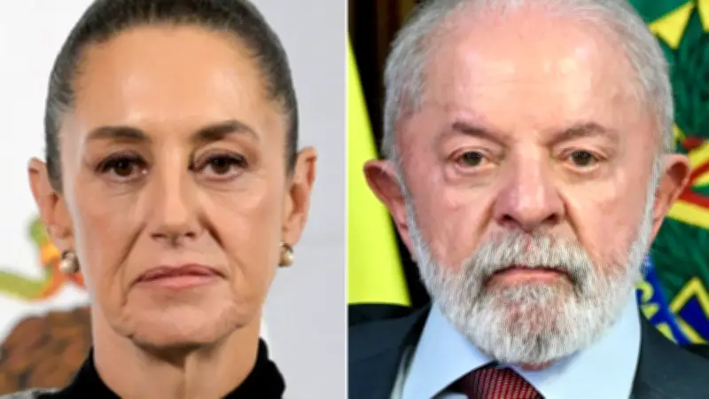 Sheinbaum y Lula estrechan lazos diplomáticos tras exclusión de reunión de Trump