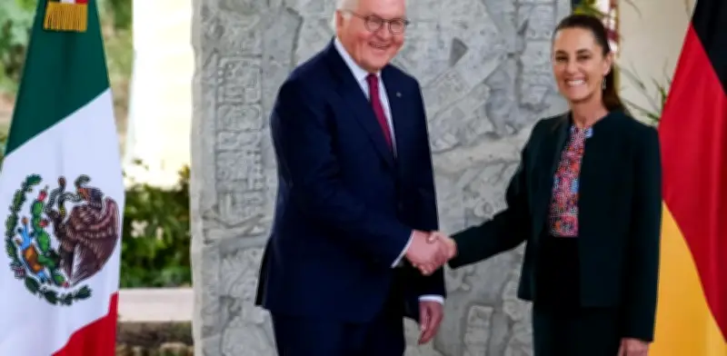 Sheinbaum y presidente alemán fortalecen lazos en reunión en Cancún