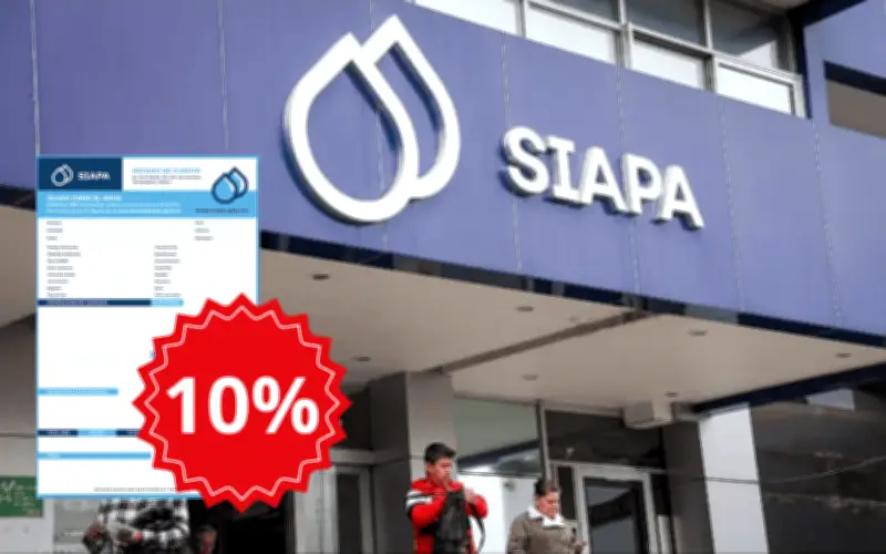 SIAPA Jalisco: Fecha límite para obtener 10% de descuento en pago anual 2026