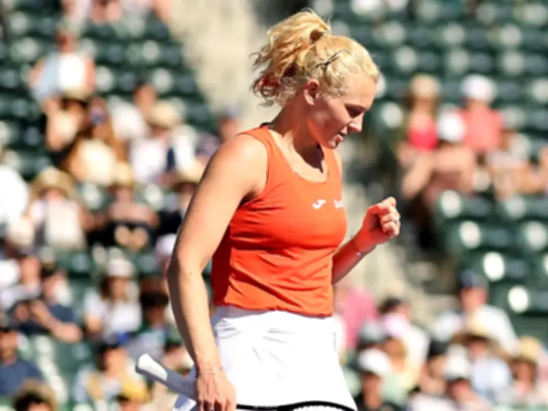 Siniakova sorprende eliminando a Andreeva en Indian Wells; Draper avanza a enfrentar a Djokovic