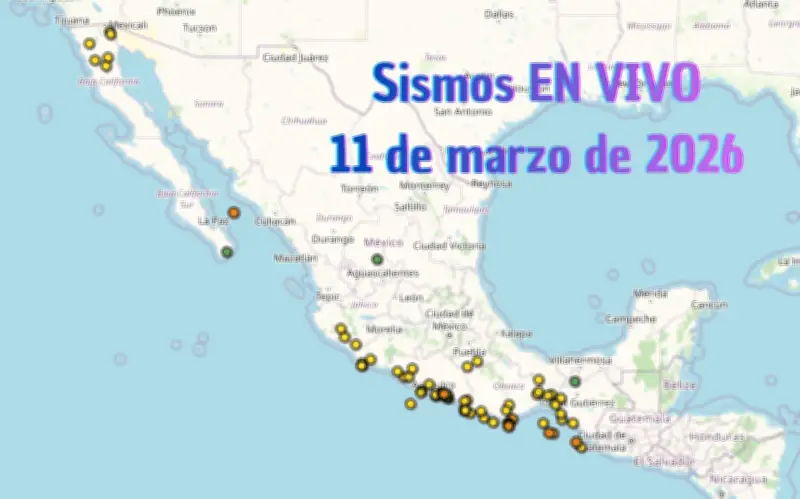 Sismos en Jalisco y México: Monitoreo en Vivo del 11 de Marzo de 2026