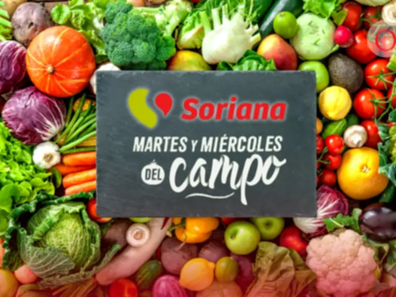 Soriana lanza Martes y Miércoles del Campo con descuentos en alimentos frescos