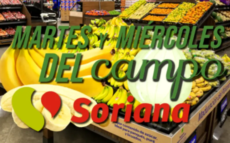 Soriana lanza ofertas del Martes y Miércoles del Campo: descuentos en frutas, carnes y más