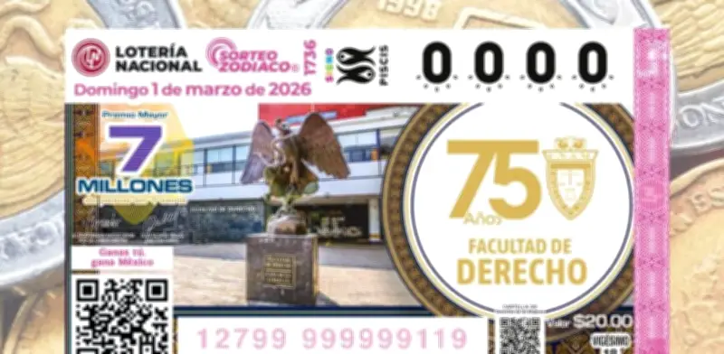 Sorteo Zodiaco 1736: Conoce los números ganadores y homenaje a la Facultad de Derecho UNAM