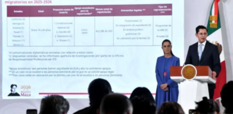 Subsecretario Velasco confirma 13 mexicanos fallecidos bajo custodia del ICE en EU