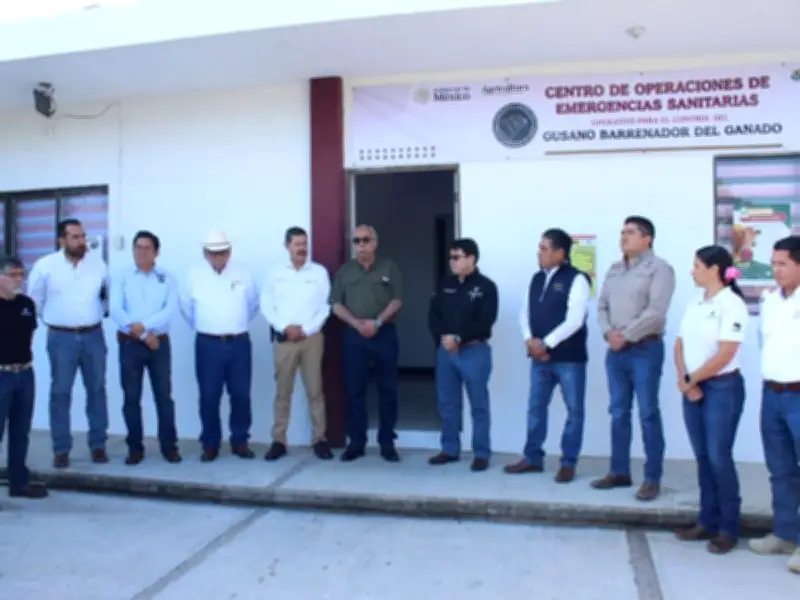 Tamaulipas inaugura centro de emergencias contra el Gusano Barrenador del ganado