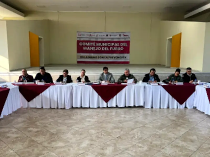 Texcoco instala Comité Municipal del Manejo del Fuego ante alarmante cifra de incendios