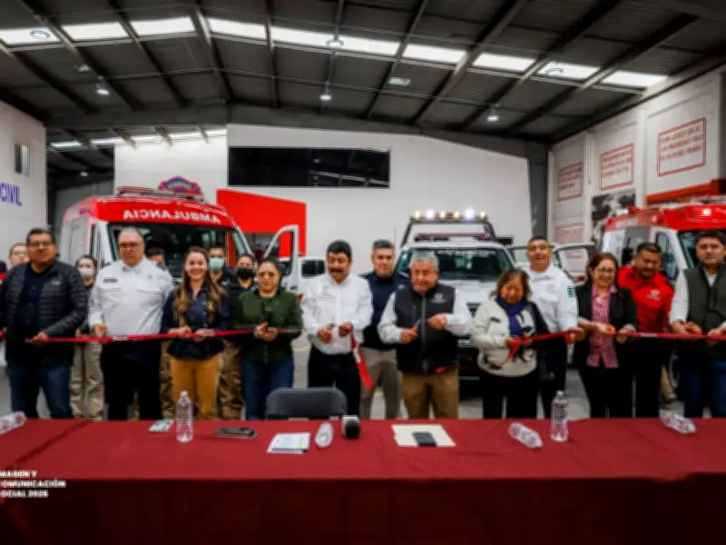 Texcoco invierte 10 millones en equipamiento y rehabilitación de Protección Civil