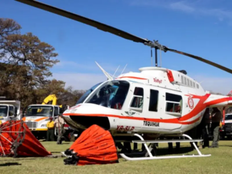 Tlajomulco se une al Operativo Estiaje 2026 con helicóptero para combatir incendios forestales