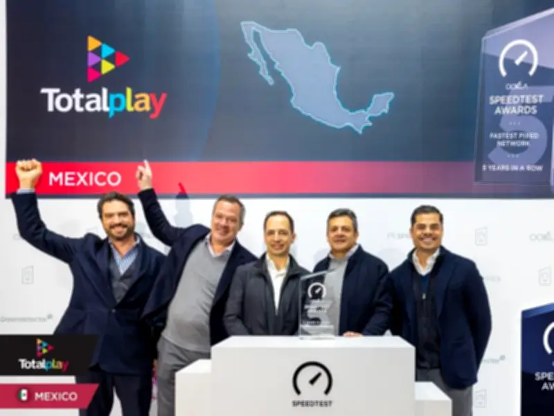 Totalplay recibe premio a la red fija más rápida de México por quinto año consecutivo