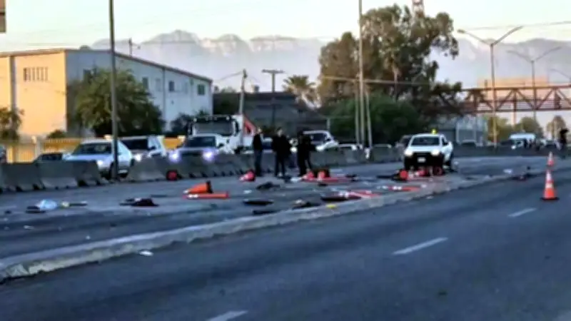 Trabajador de Apodaca es arrollado mortalmente en la carretera a Laredo